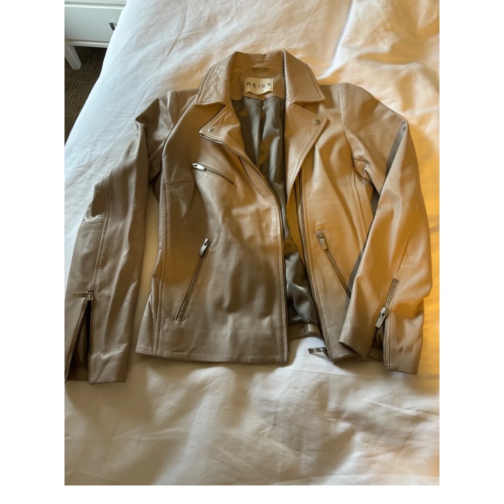 Reiss leather jacket- 6